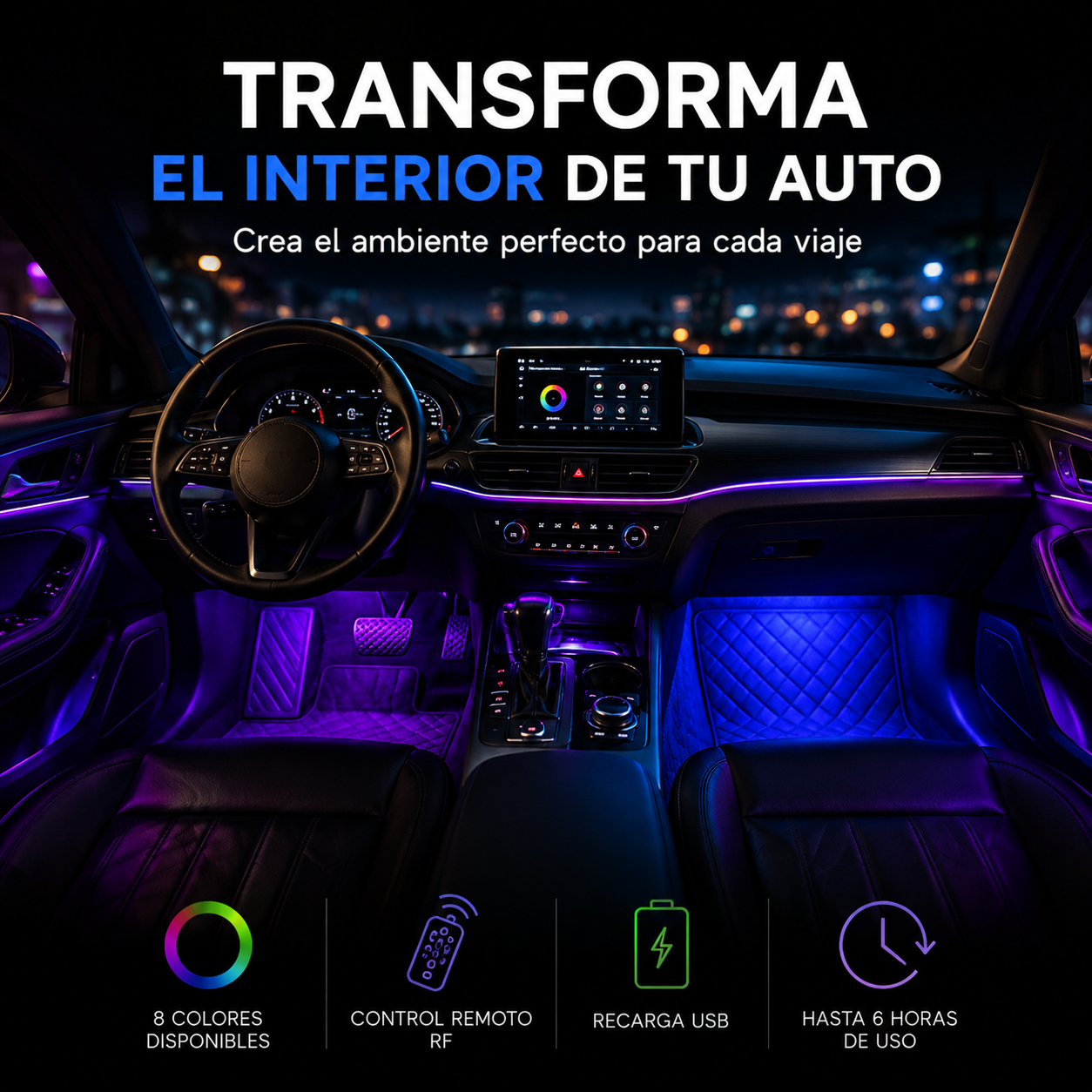 Kit de Iluminación LED para Auto