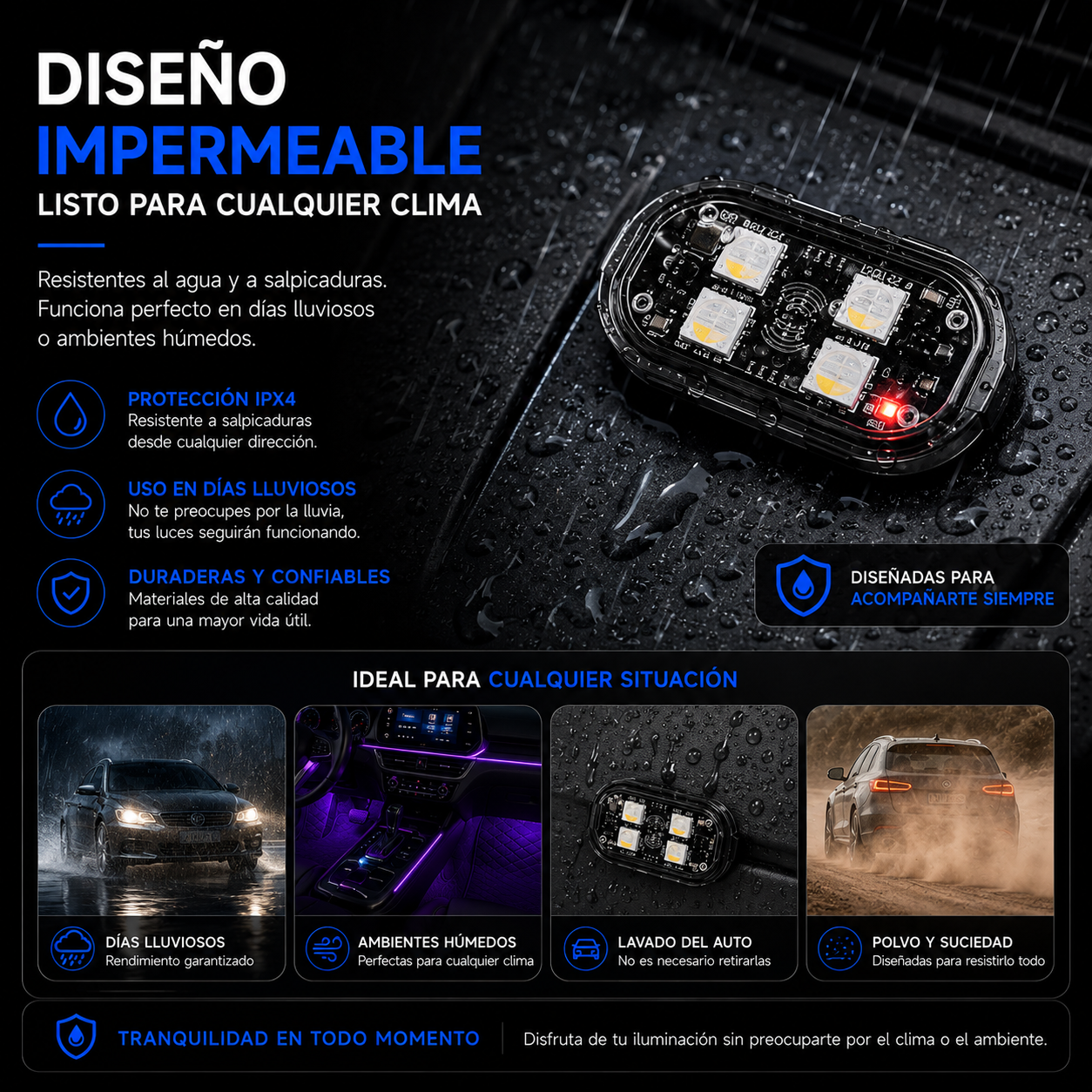 Kit de Iluminación LED para Auto